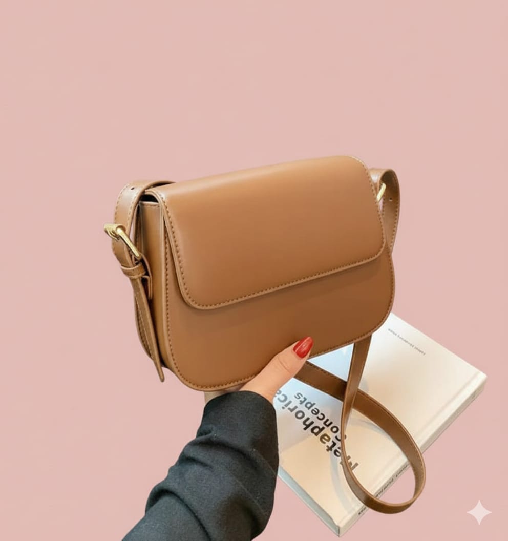 Leather Round shape Bags