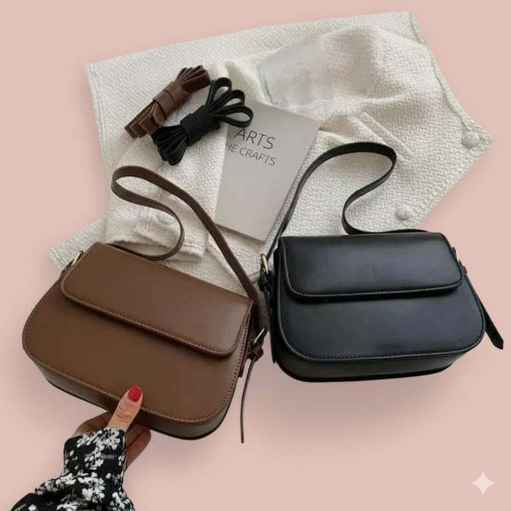 Leather Round shape Bags