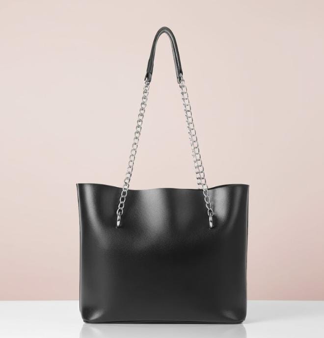 Chain Straps Tote Bags