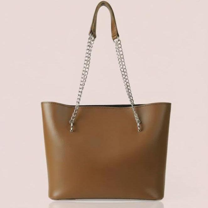 Chain Straps Tote Bags